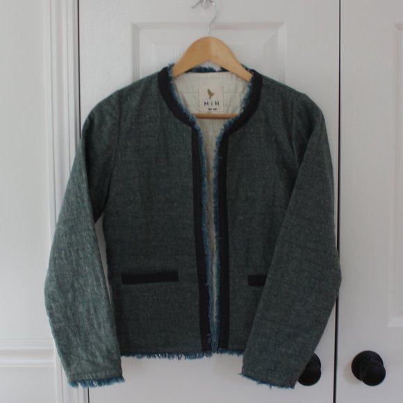 MiH Herringbone Chambray Chanel-Style Jacket, Limited Edition - Picture 1 of 10